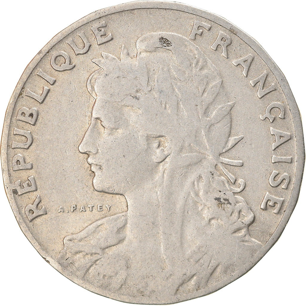 Münze, Frankreich, Patey, 25 Centimes, 1905, S, Nickel, KM:856, Gadoury:364