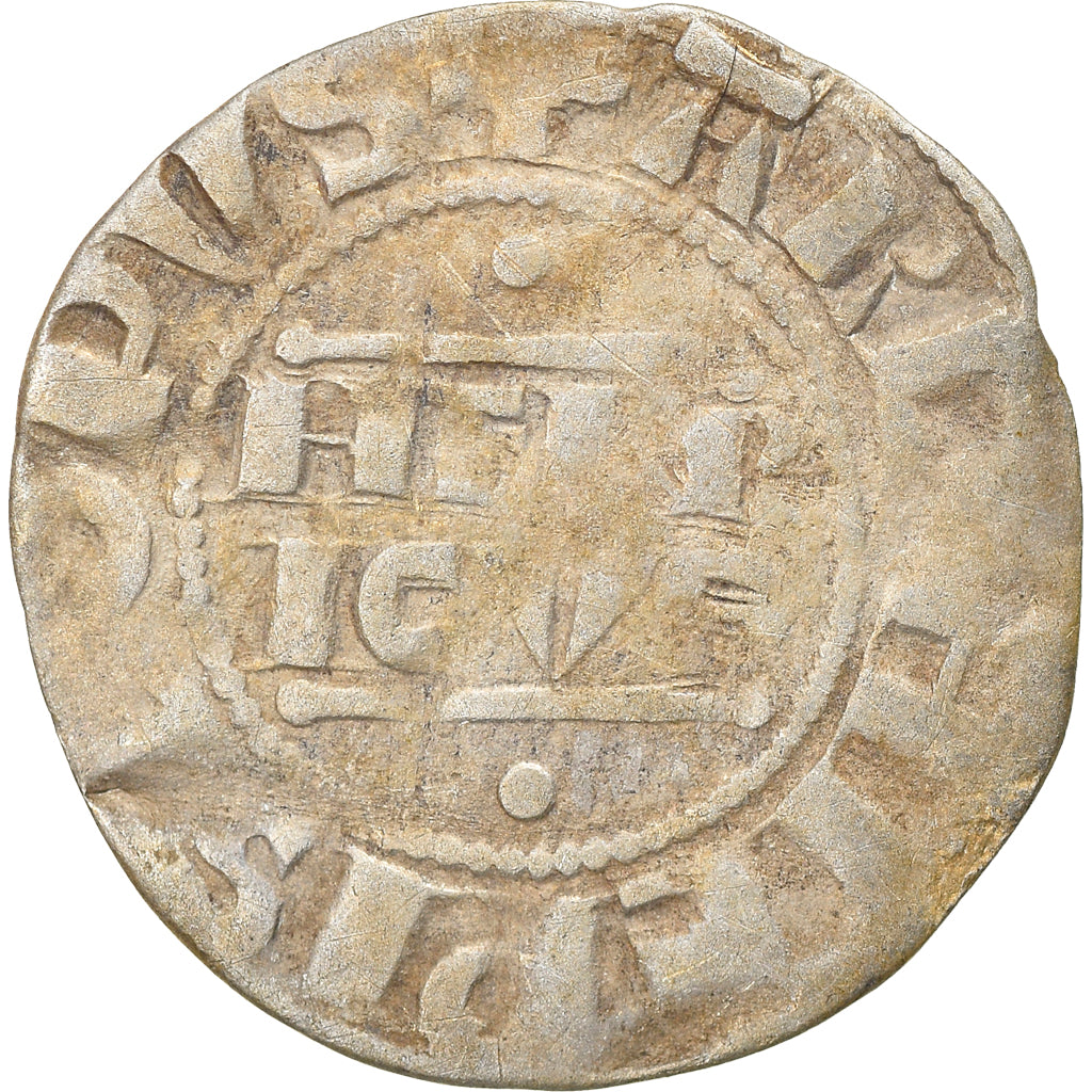 Coin, France, Archevêché de REIMS, Silver Denarius, Reims, VF(30-35), Silver