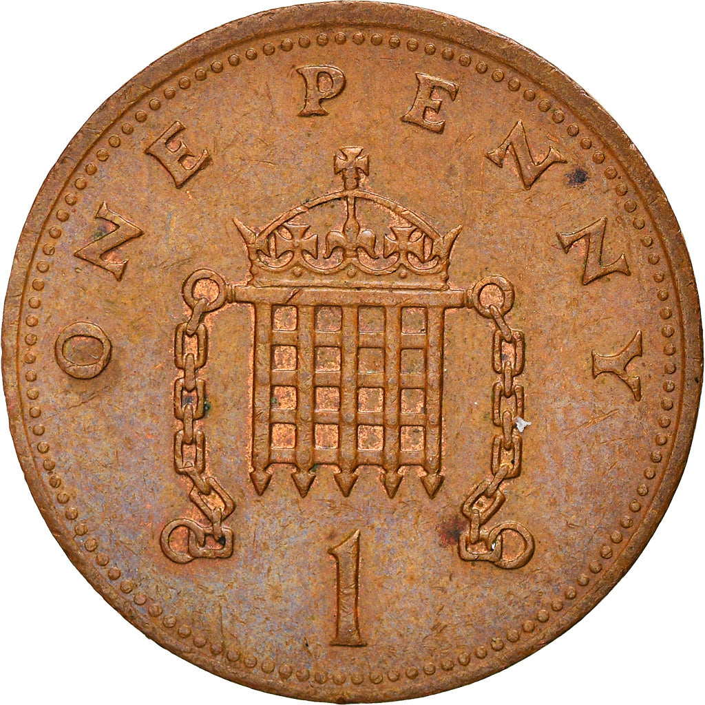 Moneta, Gran Bretagna, Elizabeth II, Penny, 1986, BB, Bronzo, KM:935