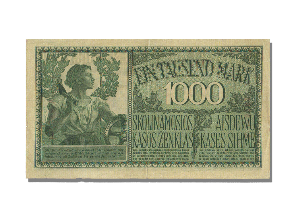 Banconote, Germania, 1000 Mark, 1918, 1918-04-04, SPL-