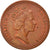 Moneta, Gran Bretagna, Elizabeth II, Penny, 1992, BB, Acciaio placcato rame
