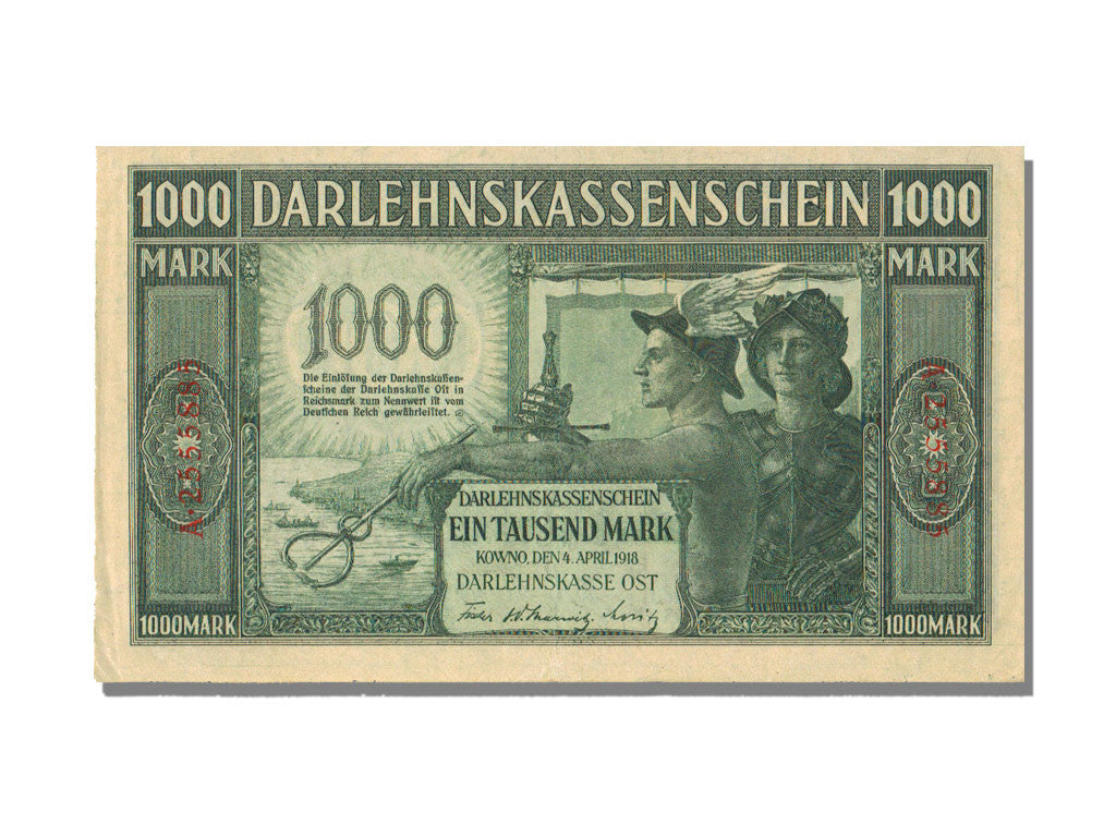 Banknote, Germany, 1000 Mark, 1918, 1918-04-04, UNC(63)