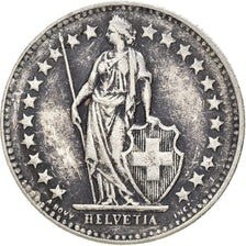 Coin, Switzerland, 1/2 Franc, 1951, Bern, VF(20-25), Silver, KM:23