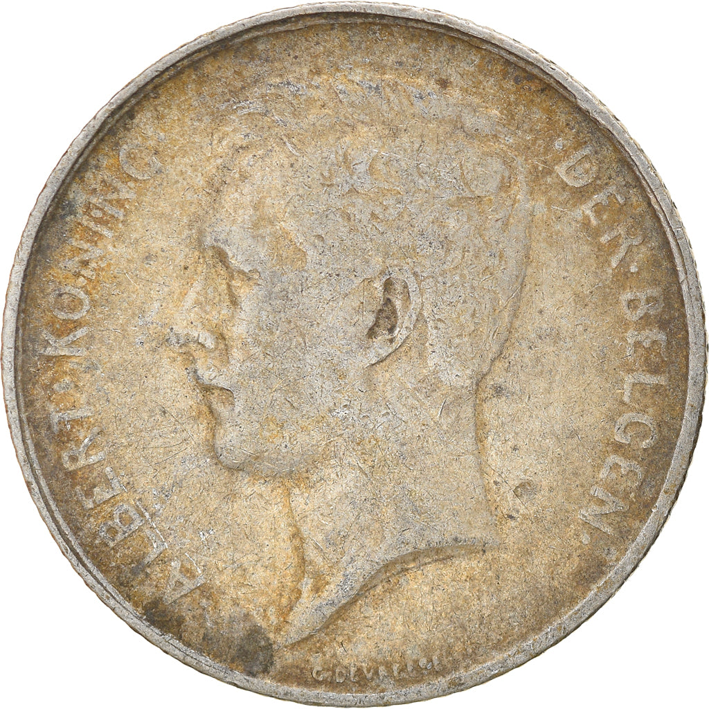 Coin, Belgium, Franc, 1912, VF(30-35), Silver, KM:72