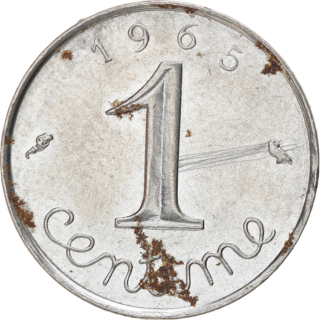 Monnaie, France, Épi, Centime, 1965, Paris, TB, Stainless Steel, Gadoury:91