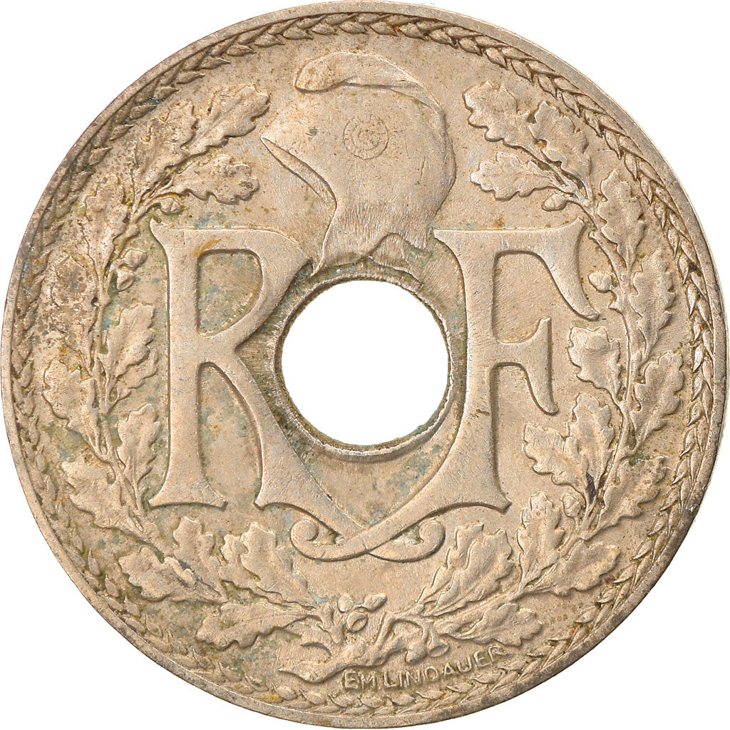 Munten, Frankrijk, Lindauer, 10 Centimes, 1938, FR+, Copper-nickel, KM:866a