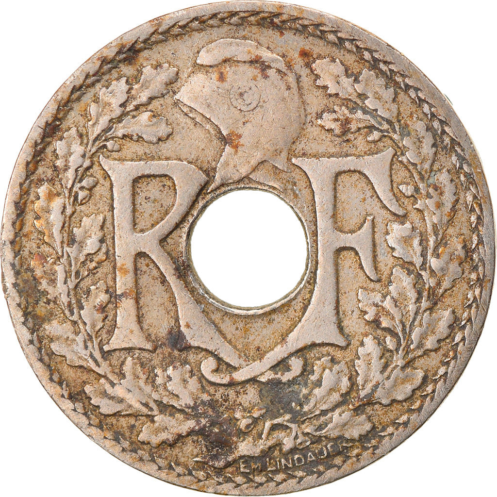 Moneta, Francia, Lindauer, 10 Centimes, 1925, Paris, B+, Rame-nichel, KM:866a