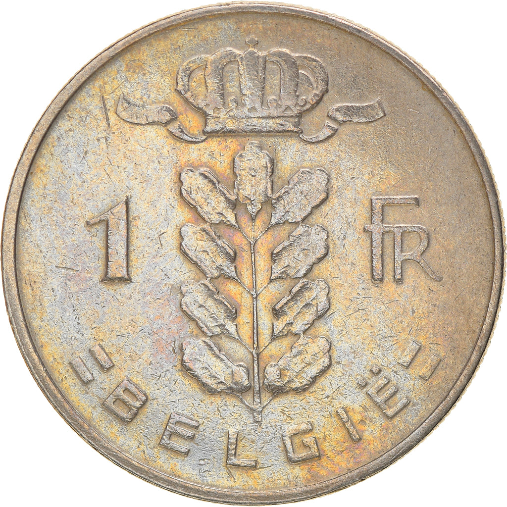 Coin, Belgium, Franc, 1956, EF(40-45), Copper-nickel, KM:143.1