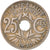 Munten, Frankrijk, Lindauer, 25 Centimes, 1920, ZF, Copper-nickel, KM:867a