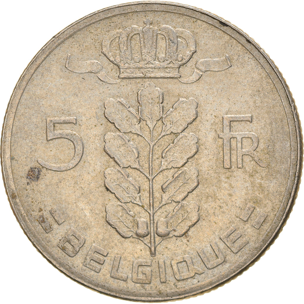 Coin, Belgium, 5 Francs, 5 Frank, 1961, VF(30-35), Copper-nickel, KM:135.1
