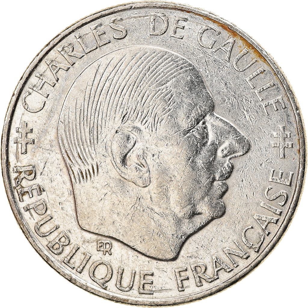 Coin, France, Charles de Gaulle, Franc, 1988, Paris, EF(40-45), Nickel, KM:963