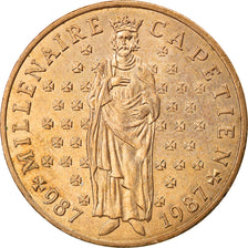 Coin, France, 10 Francs, 1987, MILLÉNAIRE CAPÉTIEN 1987, EF(40-45)