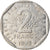 Moneda, Francia, Jean Moulin, 2 Francs, 1993, Paris, BC+, Níquel, KM:1062