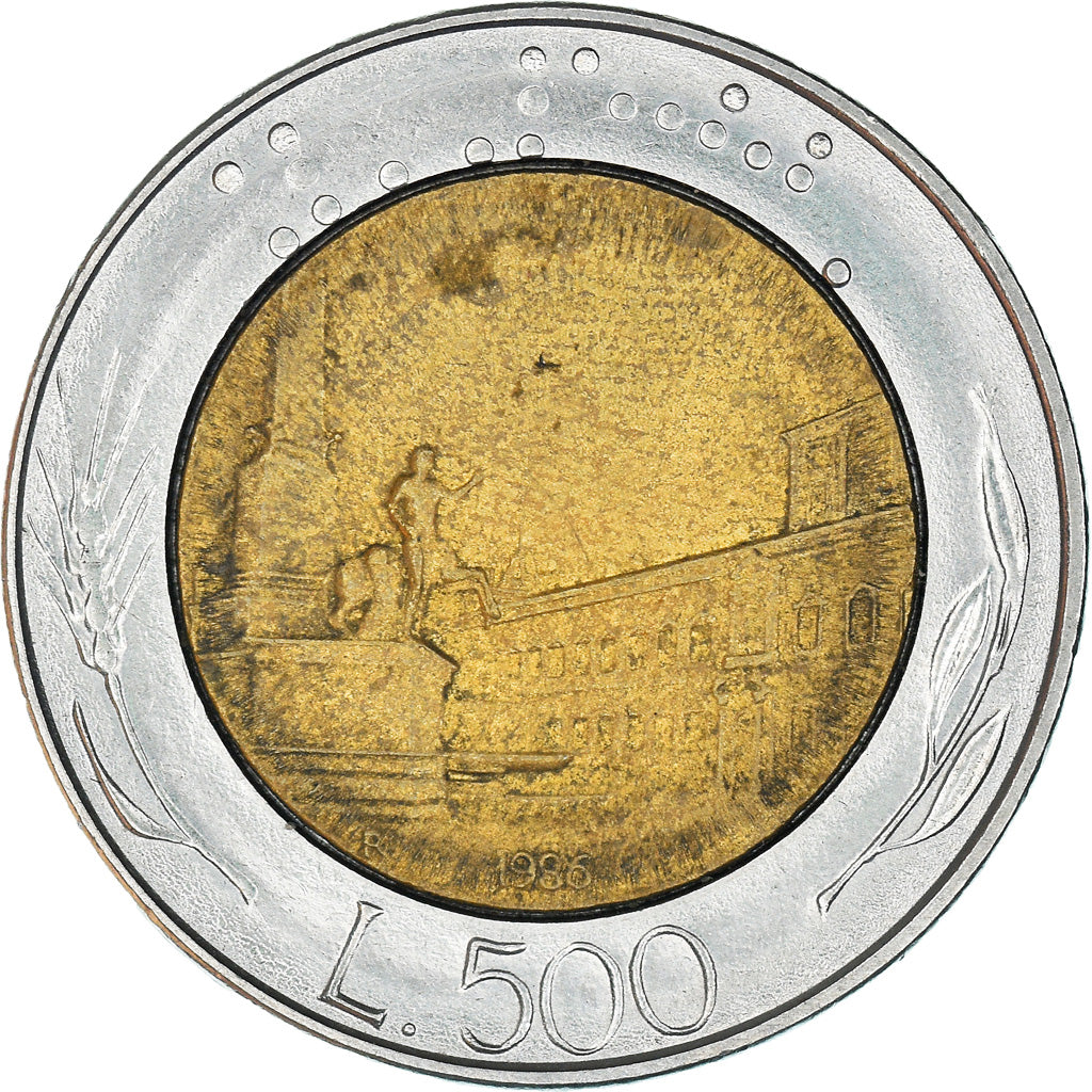 Monnaie, Italie, 500 Lire, 1986, Rome, TB, Bi-Metallic, KM:111