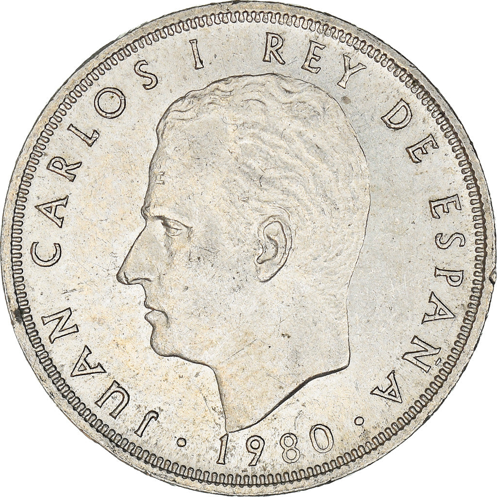 Moneda, España, Juan Carlos I, 5 Pesetas, 1982, MBC, Cobre - níquel, KM:817