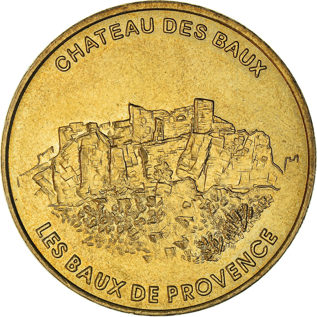 France, Jeton, Tourist Token, Les Baux de Provence- le Château, Arts & Culture