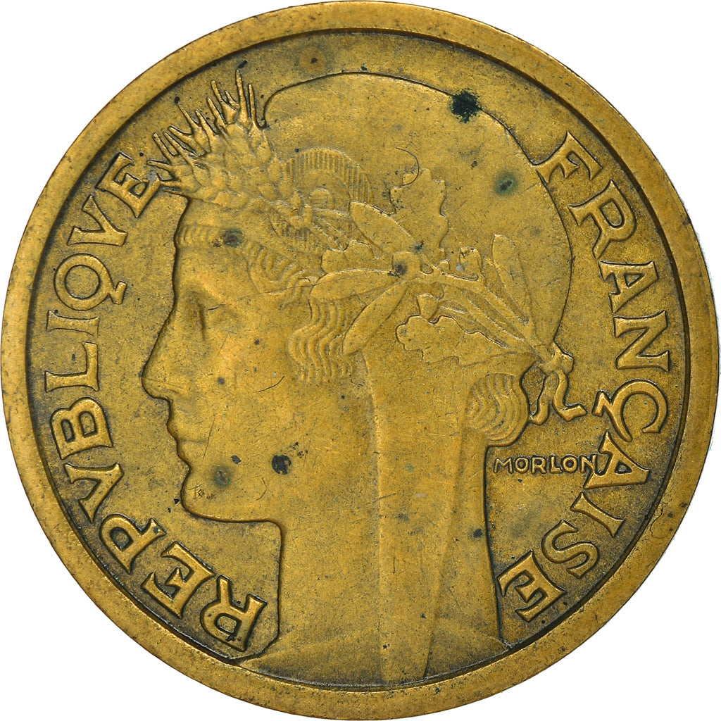 Munten, Frankrijk, Morlon, Franc, 1941, Paris, FR, Aluminum-Bronze, KM:885