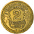 Munten, Frankrijk, Morlon, 2 Francs, 1938, Paris, FR, Aluminum-Bronze, KM:886