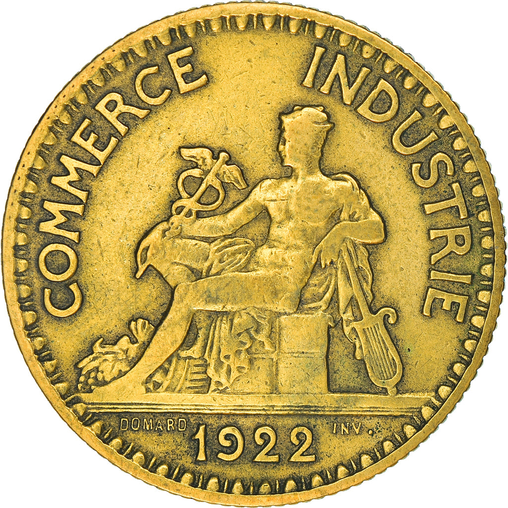 Moneta, Francia, Chambre de commerce, 2 Francs, 1922, Paris, MB+