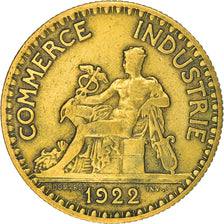 Moneta, Francia, Chambre de commerce, 2 Francs, 1922, Paris, MB+