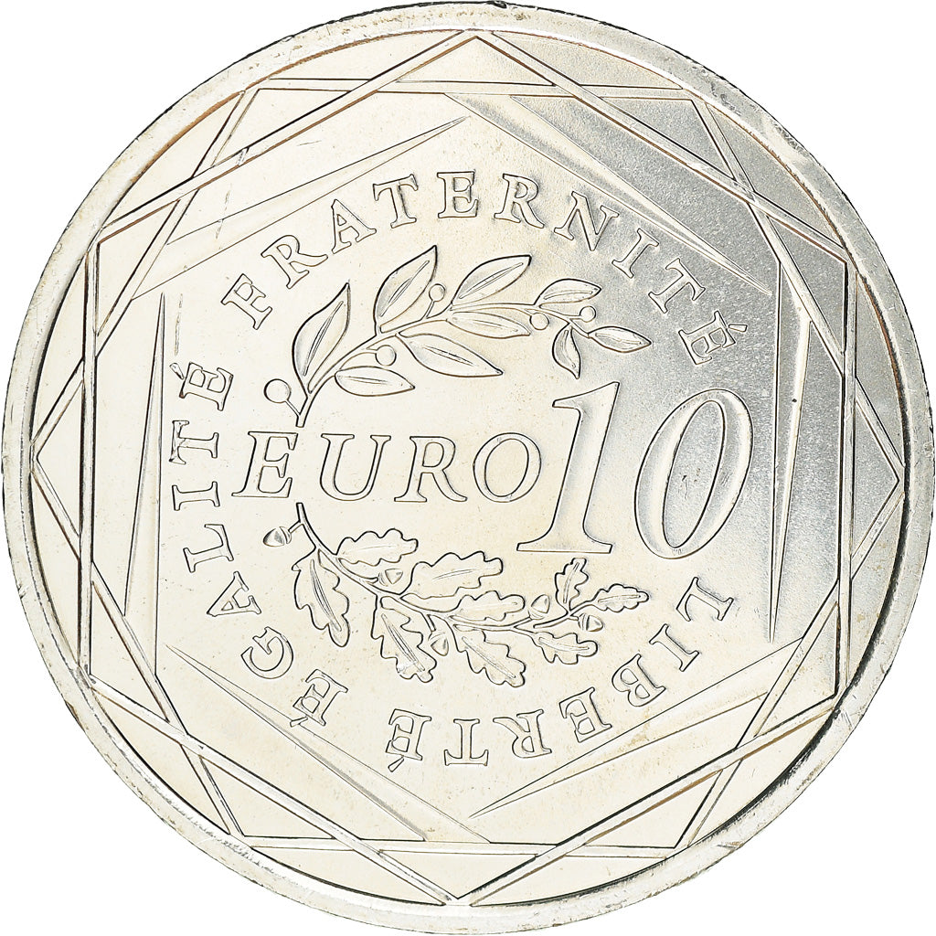 Frankrijk, 10 Euro, 2009, BU, FDC, Zilver, Gadoury:EU337, KM:1580