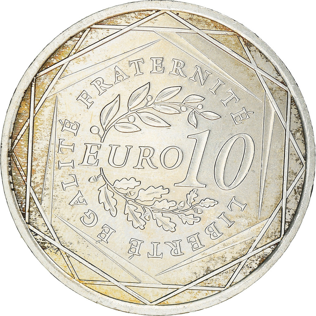 France, 10 Euro, 2009, BU, MS(60-62), Silver, Gadoury:EU337, KM:1580