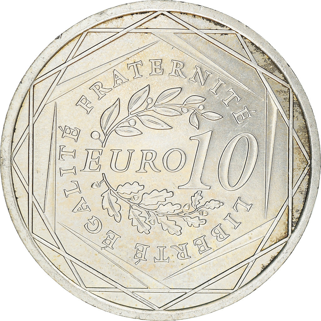 France, 10 Euro, 2009, BU, MS(63), Silver, Gadoury:EU337, KM:1580