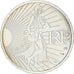 France, 10 Euro, 2009, BU, MS(63), Silver, Gadoury:EU337, KM:1580