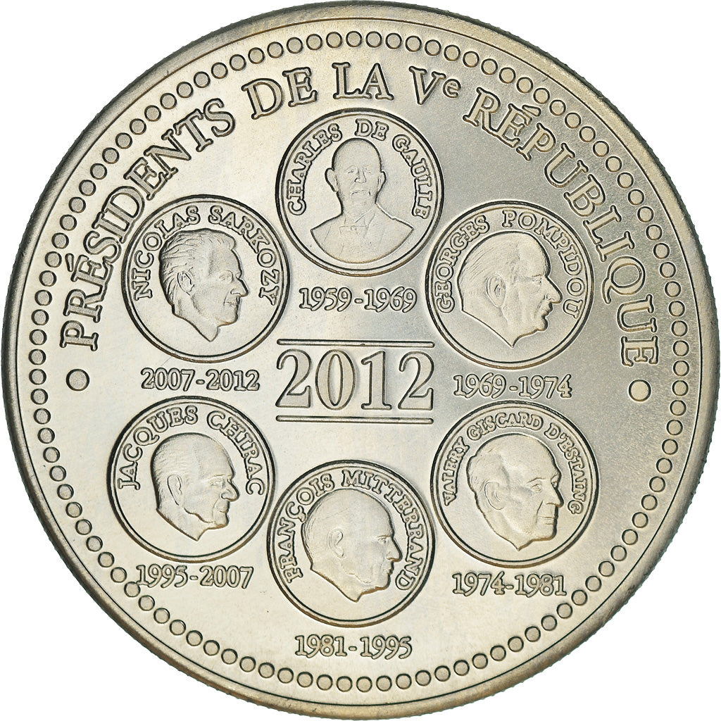 France, Medal, L'Elysée, 2012, MS(65-70), Copper-nickel