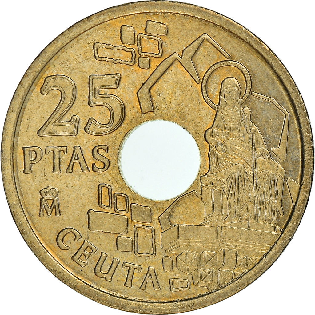 Moneda, España, Juan Carlos I, 25 Pesetas, 1998, Madrid, EBC, Aluminio -