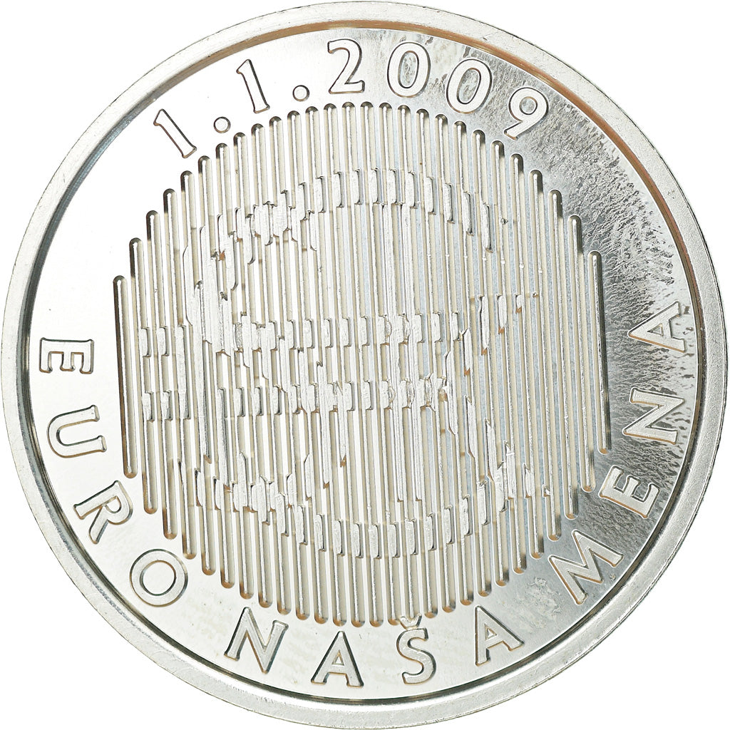 Slovacchia, Token, Euro Naša Mena, 2009, FDC, Argento