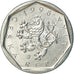 Coin, Czech Republic, 20 Haleru, 1996, MS(60-62), Aluminum, KM:2.1