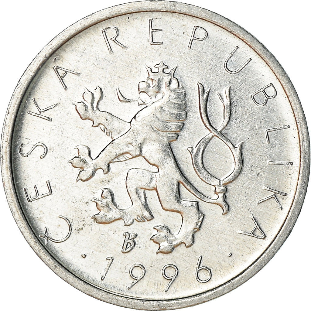 Monnaie, République Tchèque, 10 Haleru, 1996, TTB+, Aluminium, KM:6
