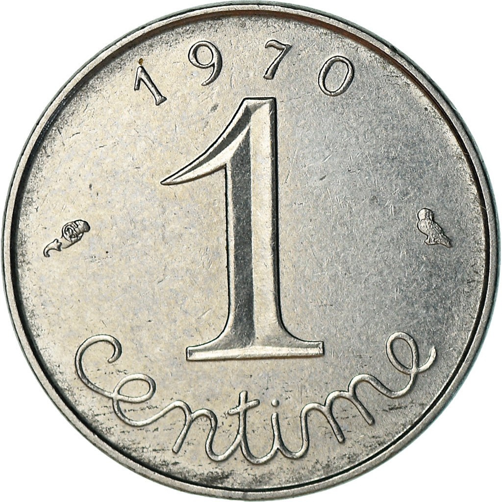 Monnaie, France, Épi, Centime, 1970, Paris, SUP, Stainless Steel, Gadoury:91