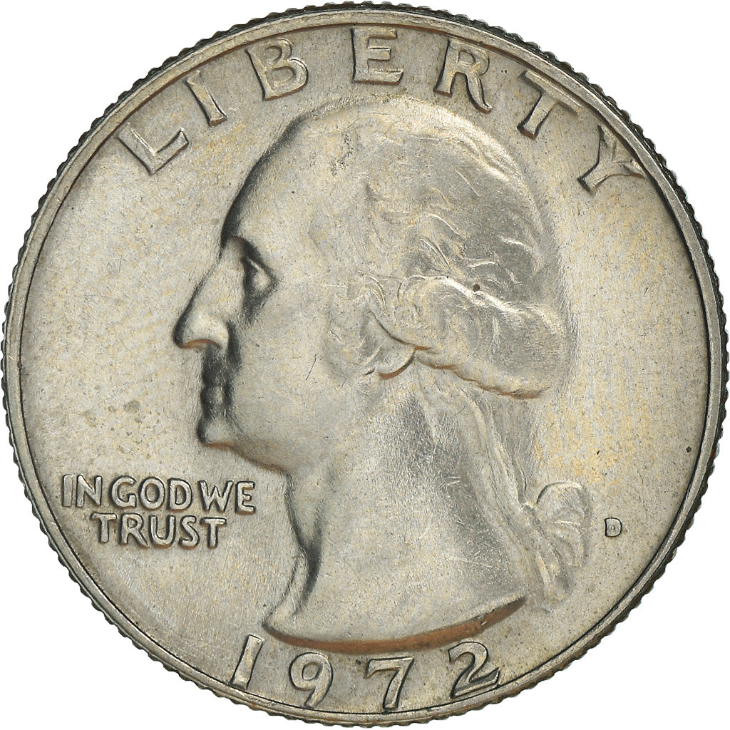 Moneta, Stati Uniti, Washington Quarter, Quarter, 1972, U.S. Mint, Philadelphia