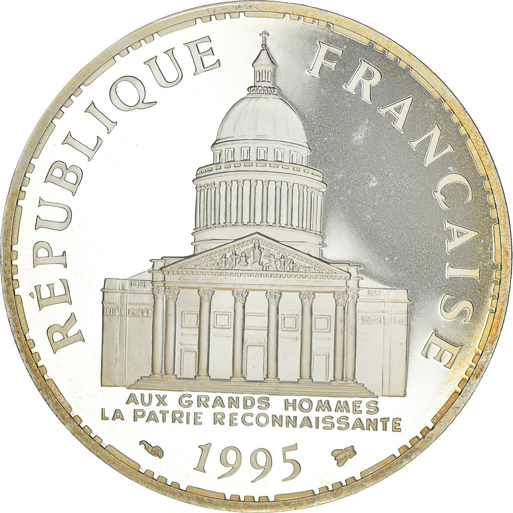 Coin, France, Panthéon, 100 Francs, 1995, Paris, Proof / BE, MS(63), Silver