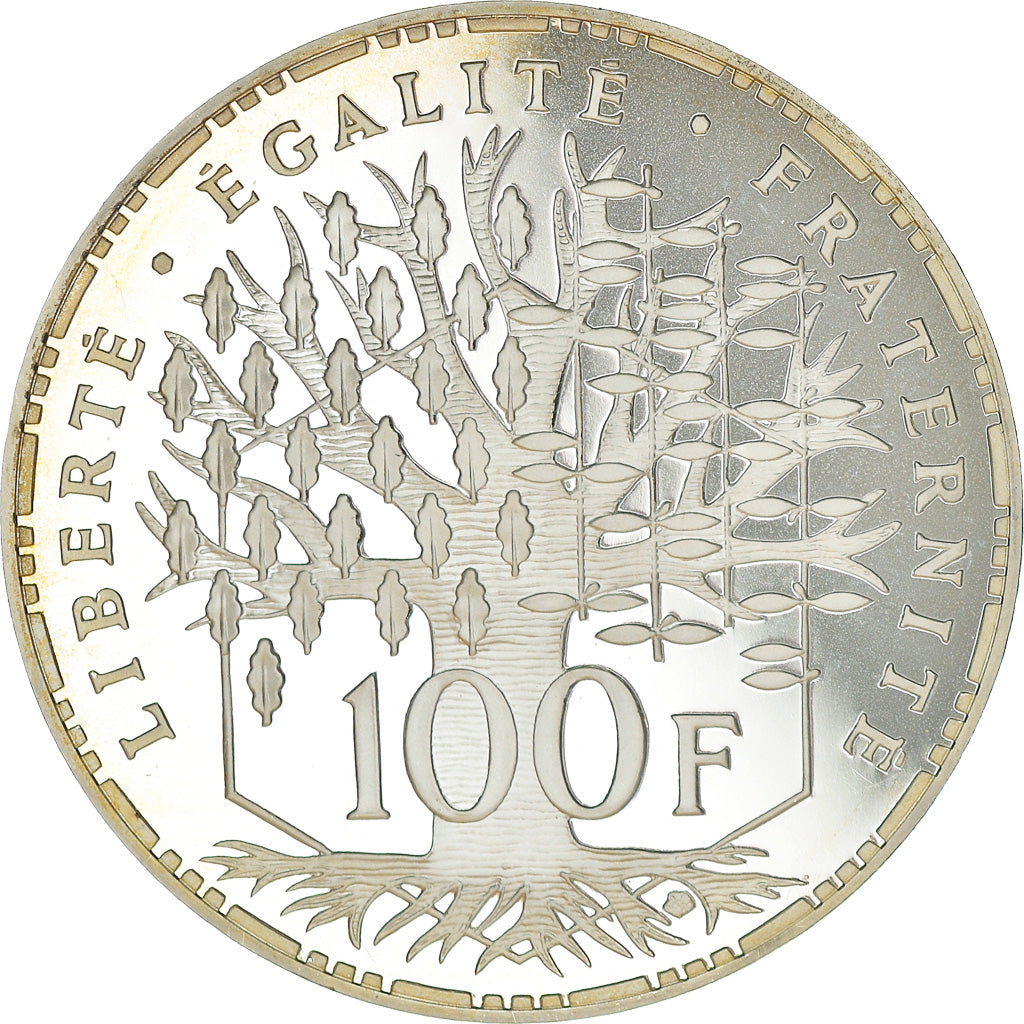 Coin, France, Panthéon, 100 Francs, 1995, Paris, Proof / BE, MS(63), Silver