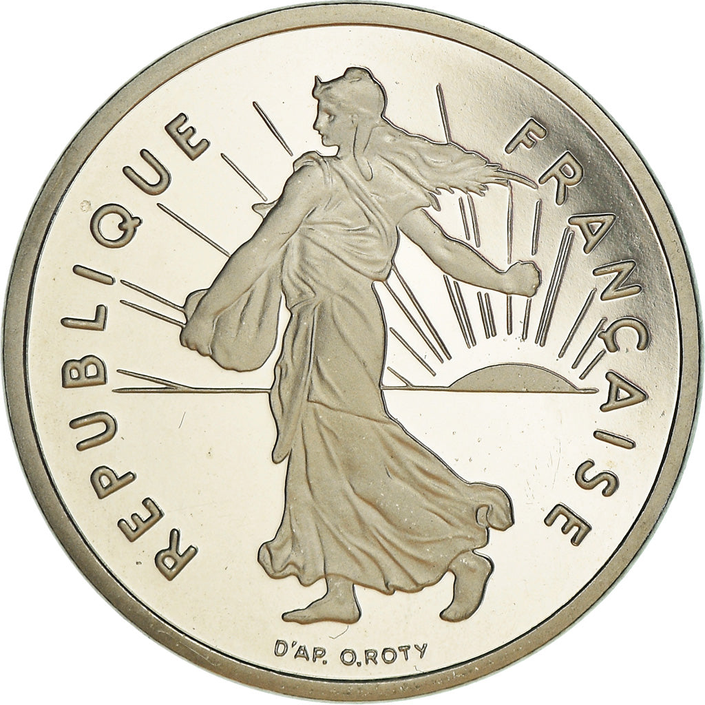 Monnaie, France, Semeuse, 1/2 Franc, 1995, Paris, Proof / BE, FDC, Nickel