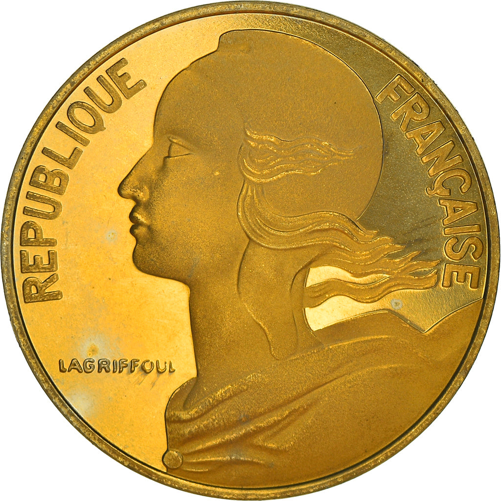 Munten, Frankrijk, Marianne, 20 Centimes, 1995, Paris, Proof / BE, FDC