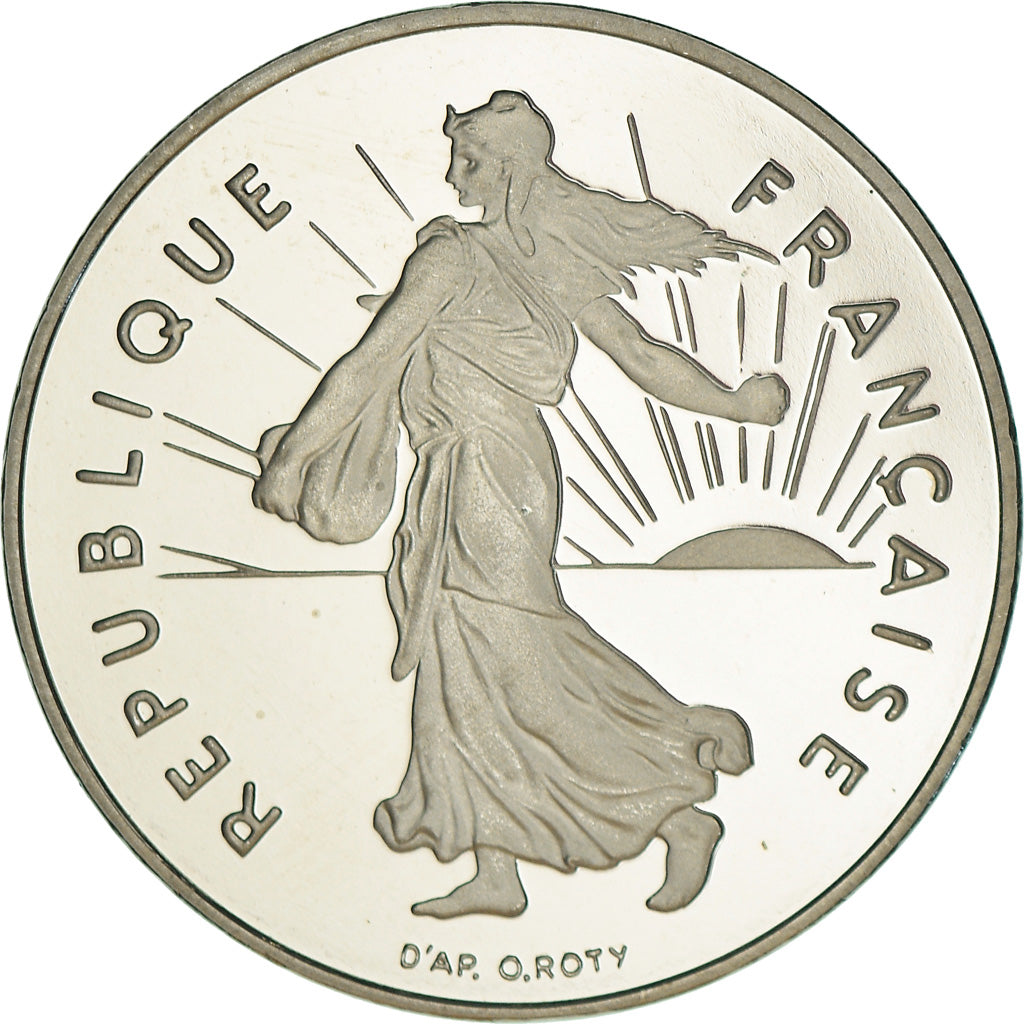 Coin, France, Semeuse, Franc, 1999, Paris, Proof / BE, MS(65-70), Nickel