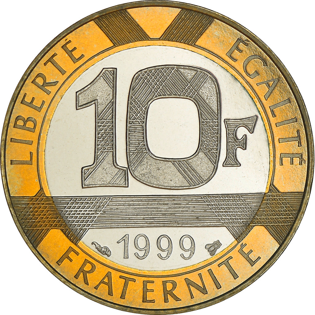 Coin, France, Génie, 10 Francs, 1999, Paris, Proof / BE, MS(65-70)