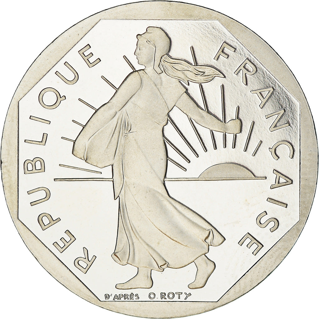 Coin, France, Semeuse, 2 Francs, 2000, Paris, Proof / BE, MS(65-70), Nickel
