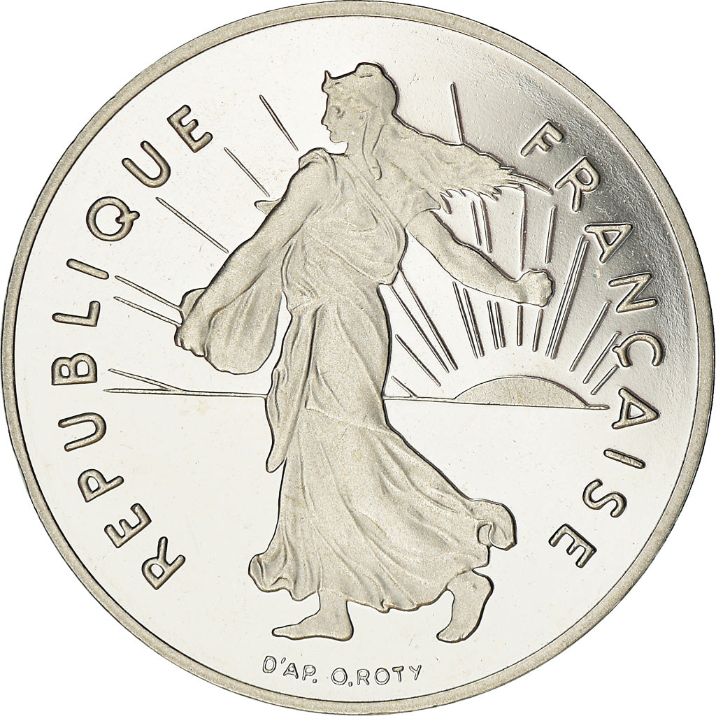 Coin, France, Semeuse, Franc, 2000, Paris, Proof / BE, MS(65-70), Nickel