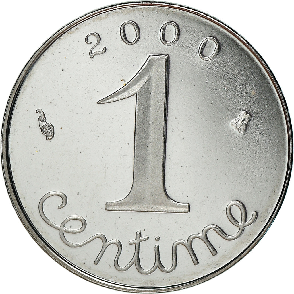 Coin, France, Épi, Centime, 2000, Paris, Proof / BE, MS(65-70), Stainless