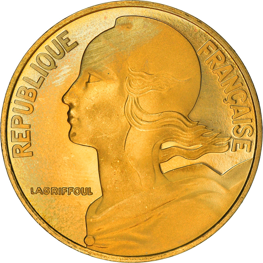 Munten, Frankrijk, Marianne, 20 Centimes, 2000, Paris, Proof / BE, FDC