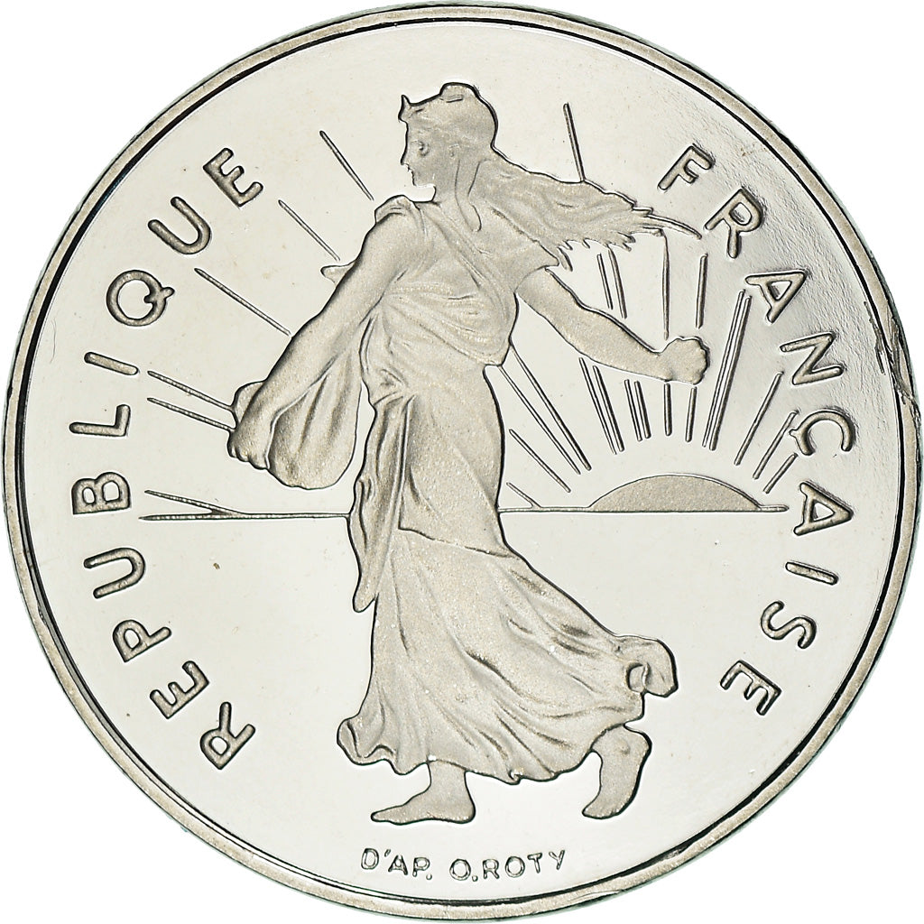Coin, France, Semeuse, Franc, 1998, Paris, Proof / BE, MS(65-70), Nickel