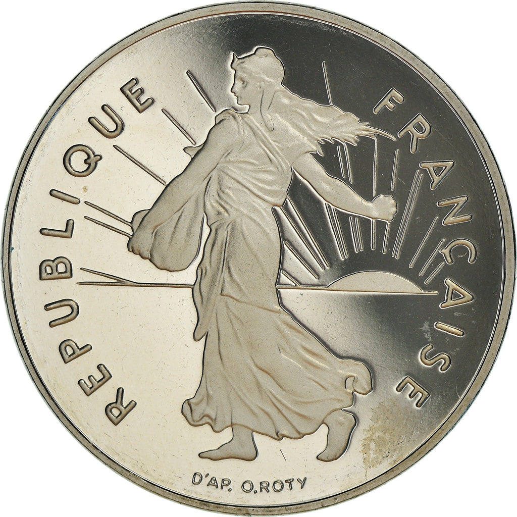 Coin, France, Semeuse, Franc, 1996, Paris, Proof / BE, MS(65-70), Nickel