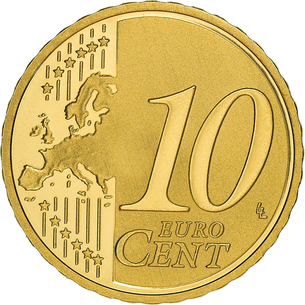 France, 10 Centimes, 2014, Paris, Proof / BE, MS(65-70), Bi-Metallic