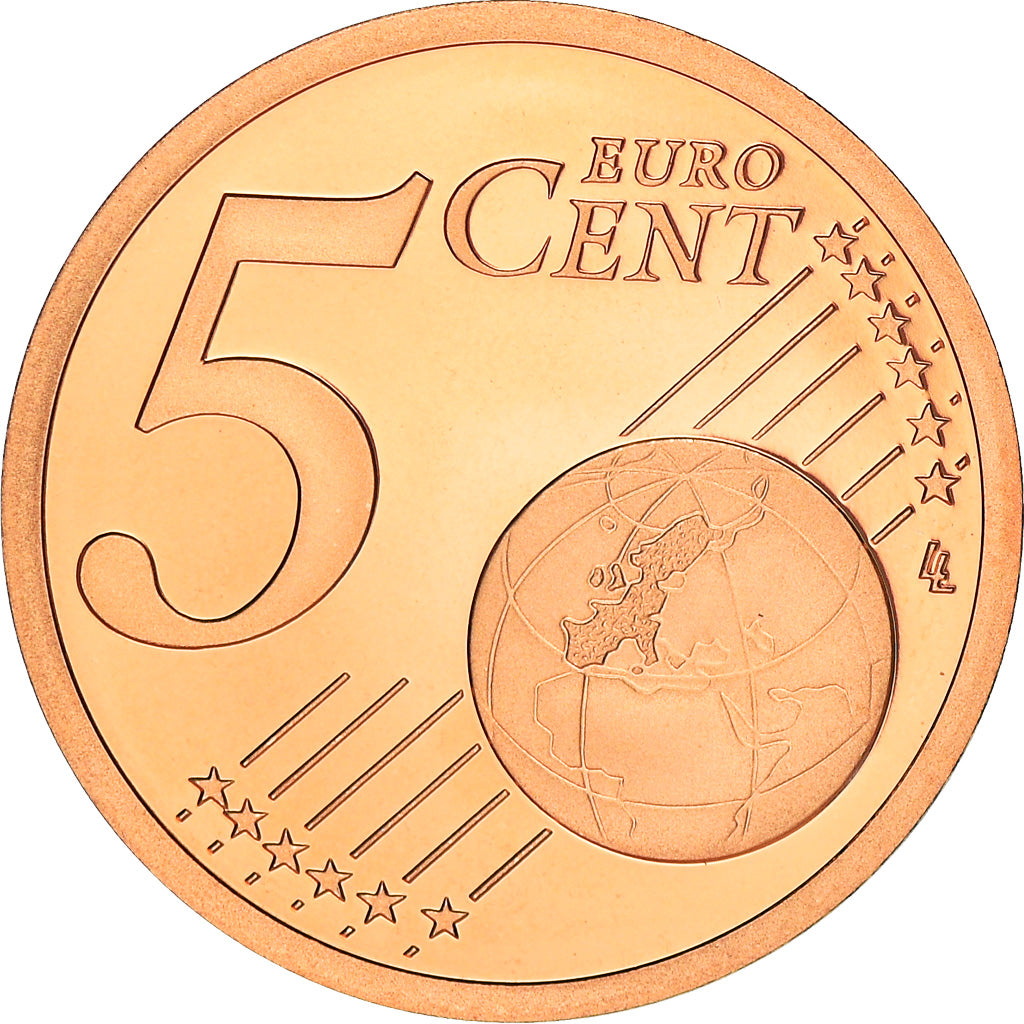 France, 5 Centimes, 2014, Paris, Proof / BE, MS(65-70), Bi-Metallic, Gadoury:7a.