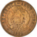 Coin, Argentina, 2 Centavos, 1891, VF(20-25), Bronze, KM:33